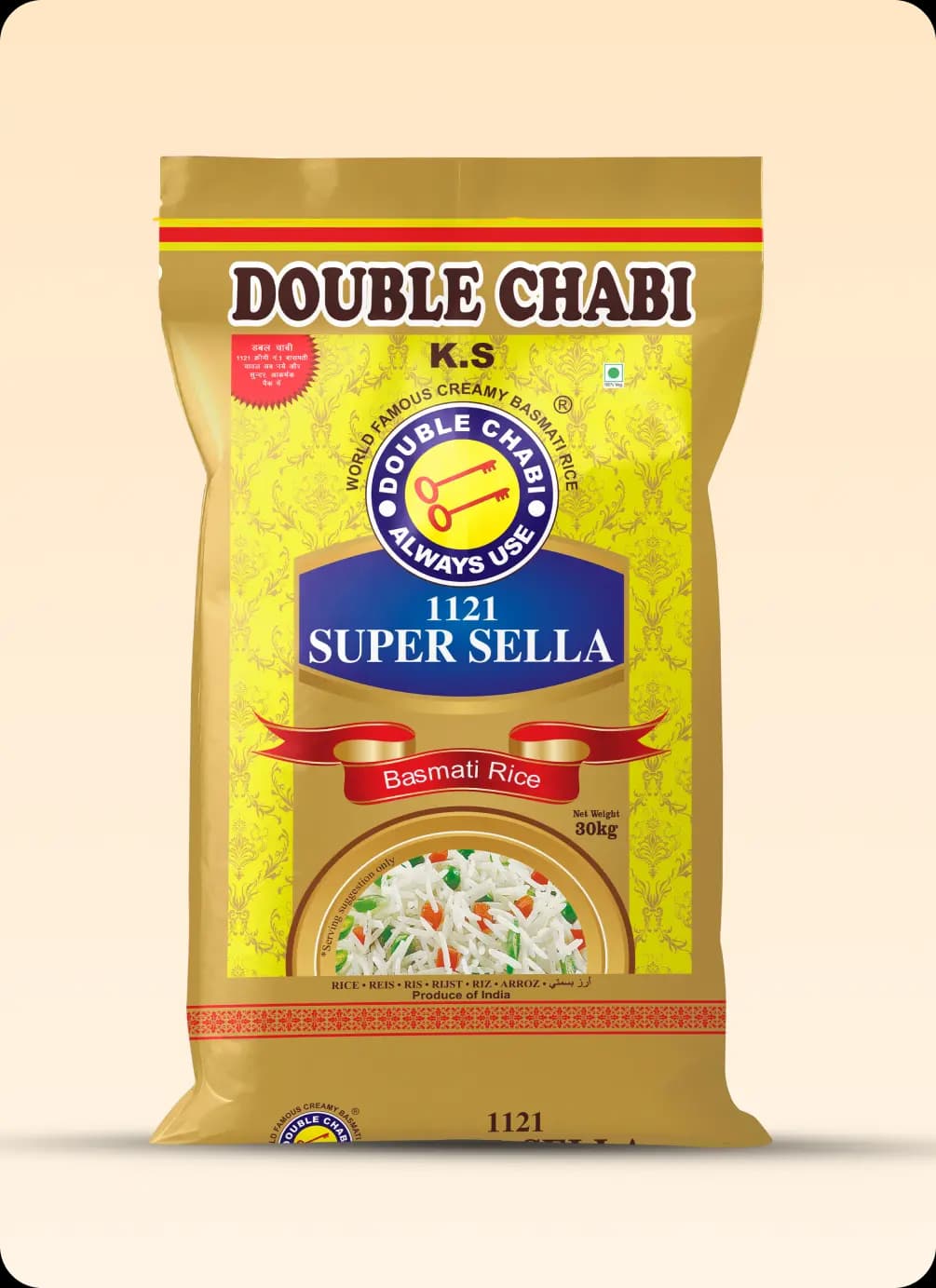 Double Chabi 1121 Super Sella Basmati Rice